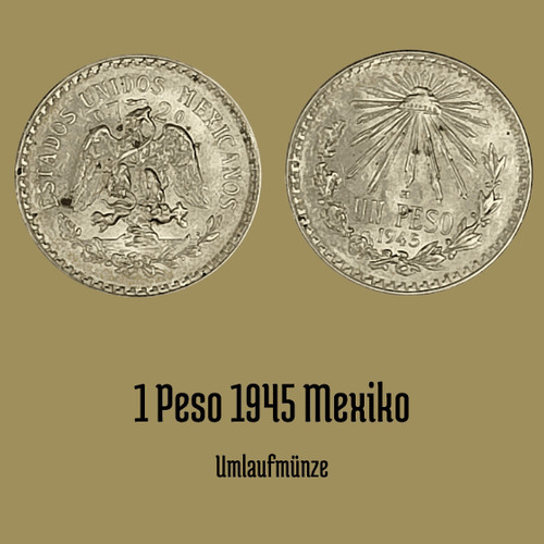 Mexiko peso 1945 m - mexiko,