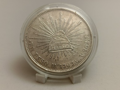 Mexiko peso 1909 v un - 1909, g.v.