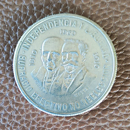 Mexiko pesos 1960 - mexiko, 10