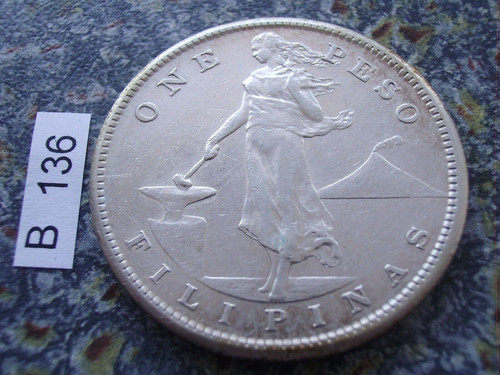 Philippinen peso silber 1907 - 1,