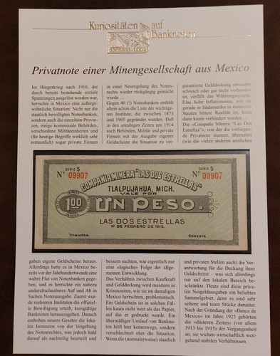 Peso mexiko 1915 - peso,