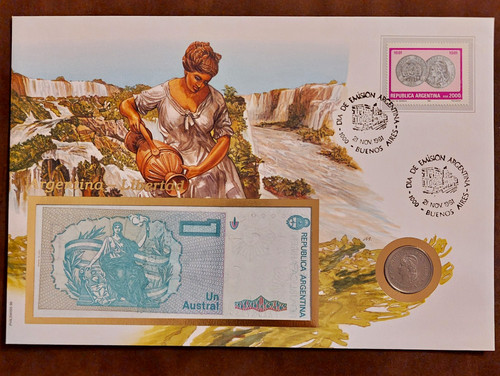Banknotenbrief argentinien - -,