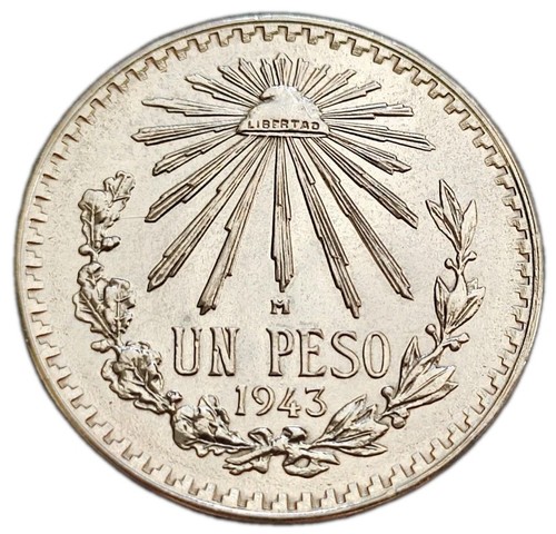Mexico peso silber 1943 - mexico,