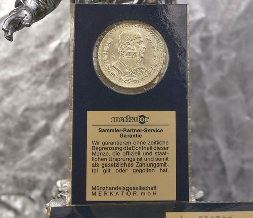 3stück peso münze aus - ×,