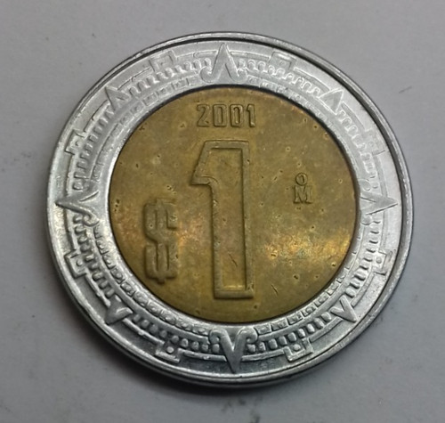 Mexiko peso 2001 - mexiko, peso,