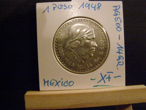 Silbermünze peso 1948 - 1,
