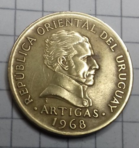Uruguay pesos 1968 - uruguay, pesos,