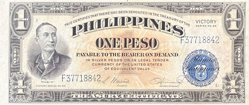 Philippines peso p 94 - philippines, peso,