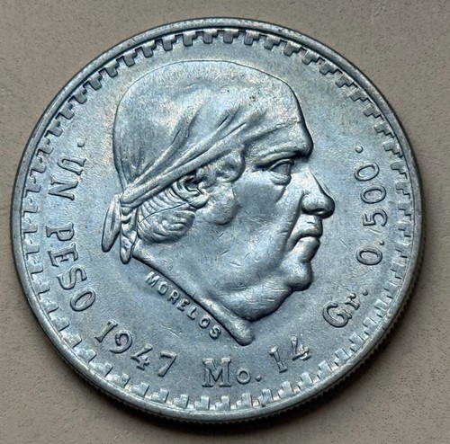 Peso 1947 mexiko g - 1947, 14.g