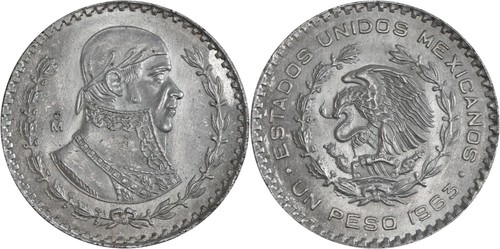 Mexico peso billion - billion, 1963