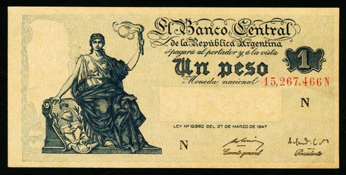 Argentinien peso 1947 257 - peso, 1947.