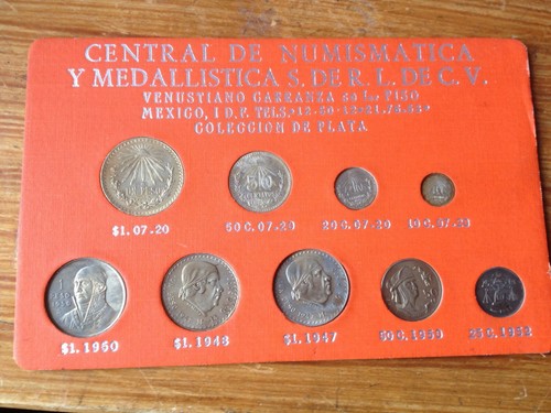 Silbermünzen mexiko incl - silbermünzen,