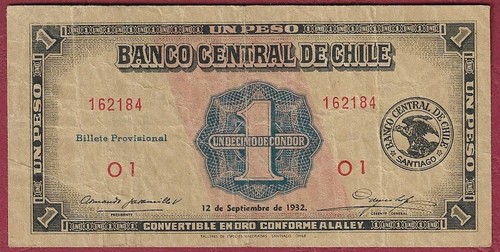 Chile peso 88a serie - 1, p-88a