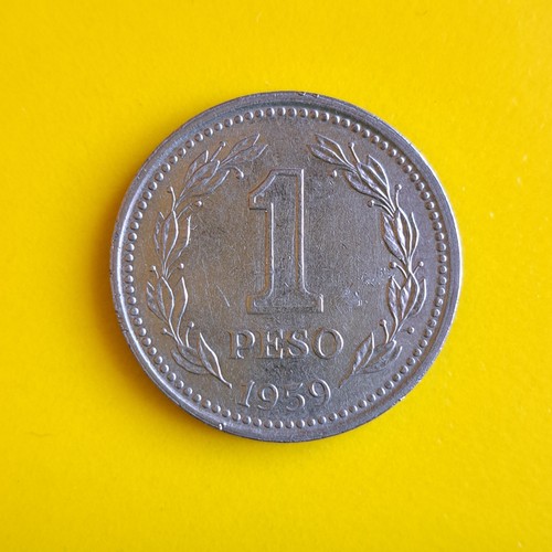 Peso münze aus argentinien - münze,