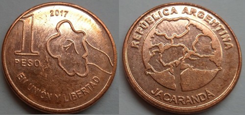 Argentinien peso 2017 1 - 1, @1