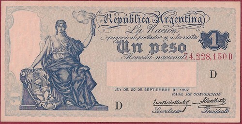 Argentinien argentina peso - 1,