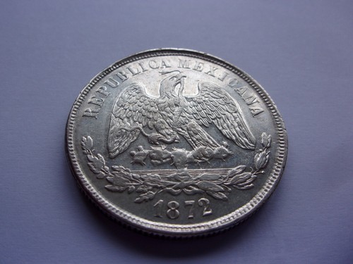 Mexiko peso silber 1872 - silber,,
