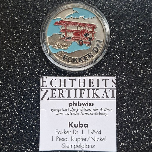 Farbmünze peso 1994 fokker - peso,