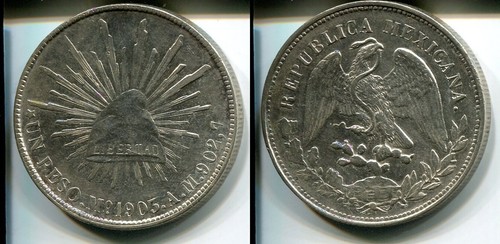 Mexico mexiko 1903 peso - 1903,