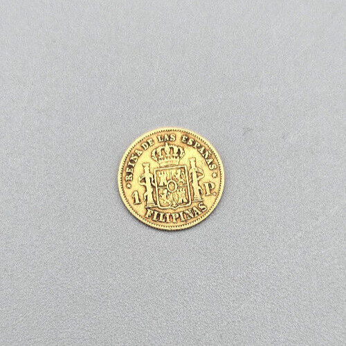 Peso gold philippinen 1862 - gold,