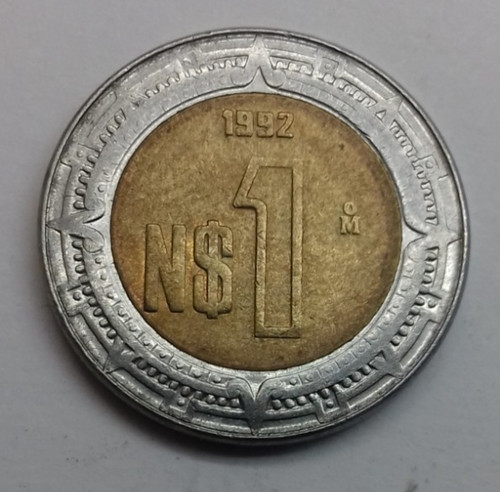 Mexiko peso 1992 e7 - mexiko, 1