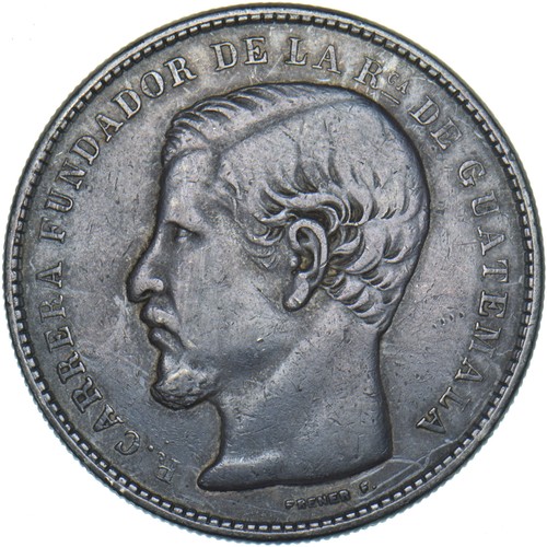 1866 guatemala peso - 1,