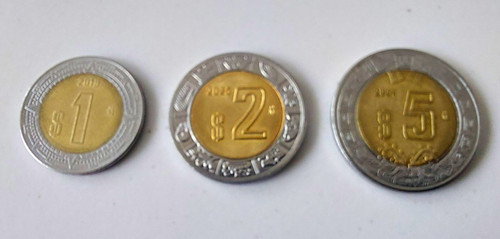 Mexiko und pesos set 3 - 5, (3