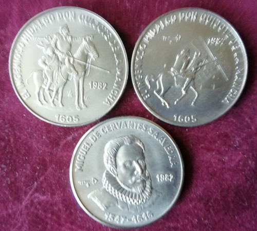 Peso miguel de cervantes - x,